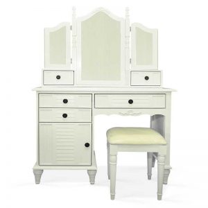 Meja Rias Kayu Sederhana